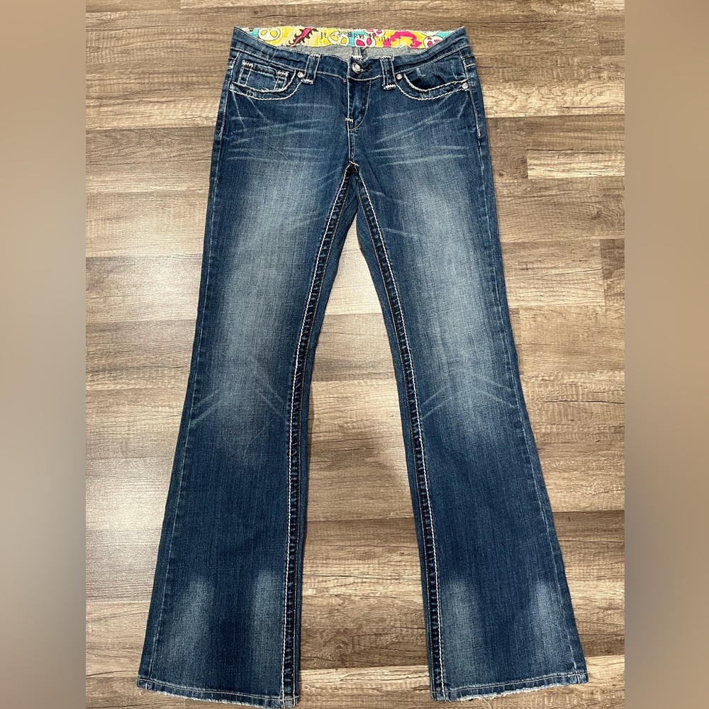 Rock & Republic Bootcut Jeans Women’s 27 Embroidered R Logo